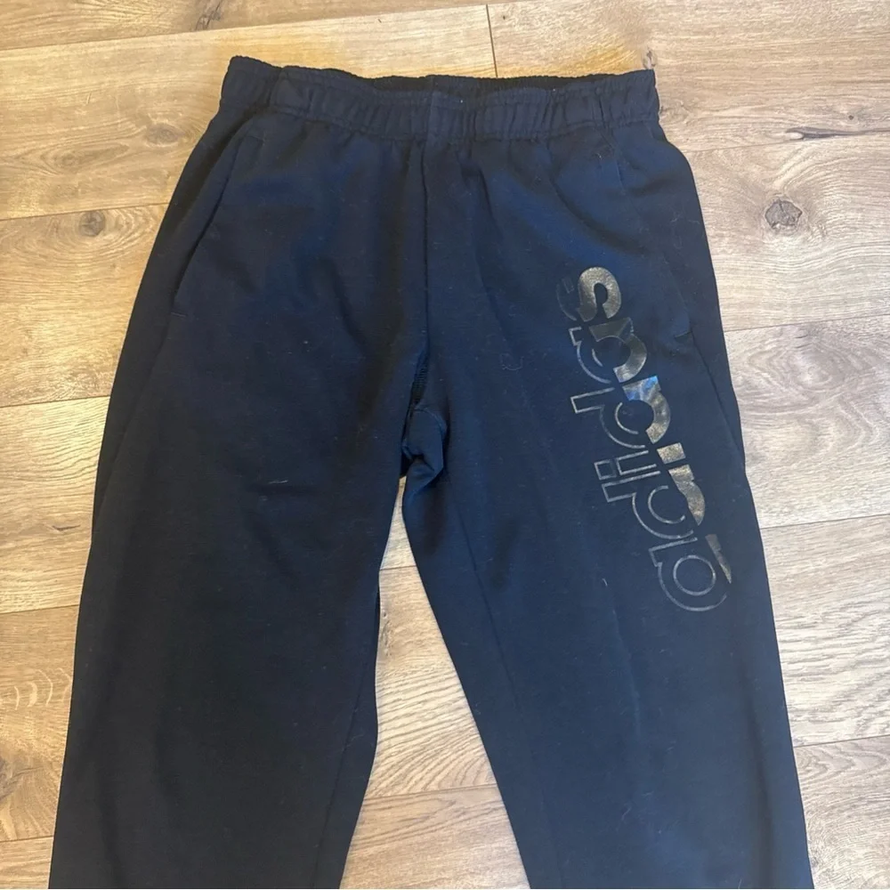 Adidas Sweatpants Mens Medium Black Athletic Training Joggers Track Pants Jogger